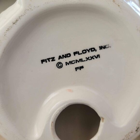 Fitz and Floyd Angels Taper holders READ DESCRIPTION - Picture 5 of 6